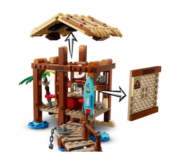 LEGO One Piece 75636 Chatka w wiosce Fuusha - 1331685 - zdjęcie 3